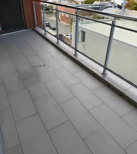 Clean balcony floor after bond cleaning, Perth