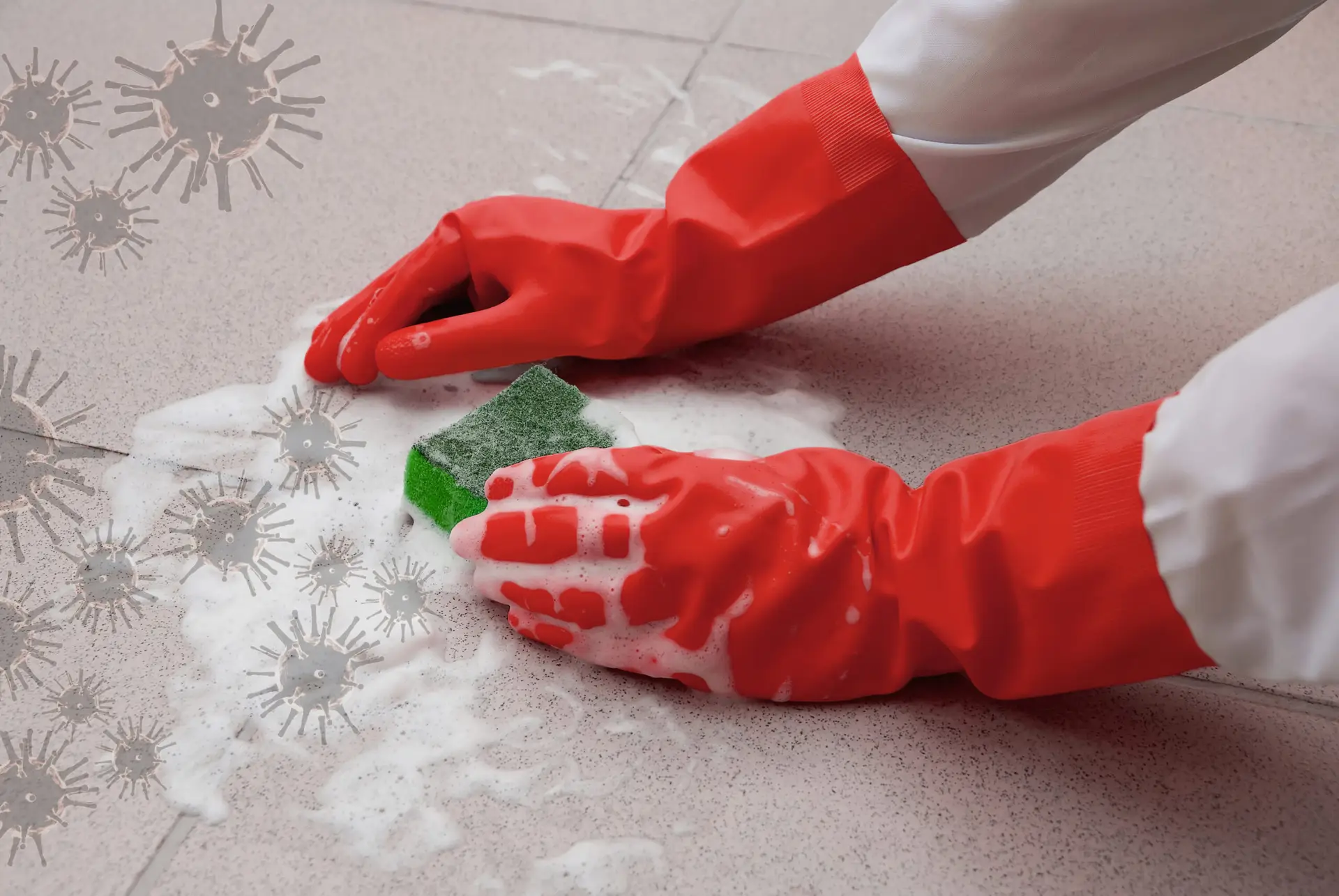 An Urgent Pro house cleaning provider in Gold Coast scrubbing shower tiles, polishing the vanity mirror and cleaning the toilet in a Gold Coast home bathroom, with professional equipment visible in a realistic local service setting