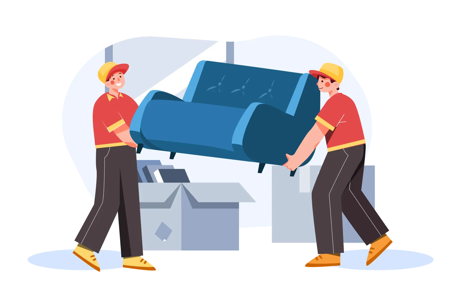 An Urgent Pro rubbish removal provider in Gold Coast lifting an old fridge-freezer out of a kitchen and loading it safely onto the truck for recycling, with professional equipment visible in a realistic local service setting